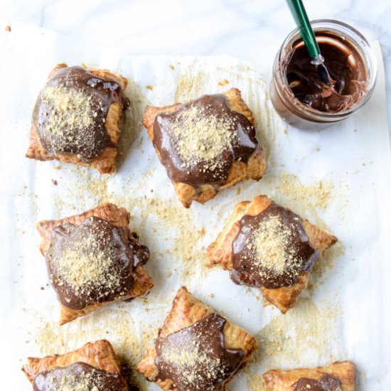 Nutella S’mores Puff Pastry Pop Tart