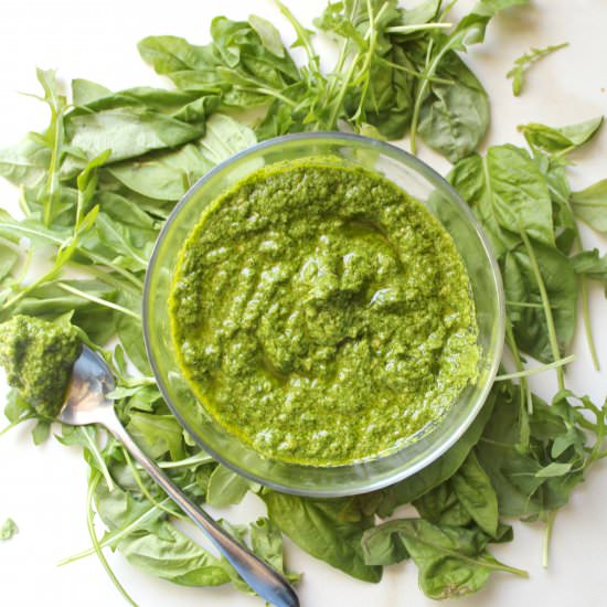 Arugula Basil Vegan Pesto
