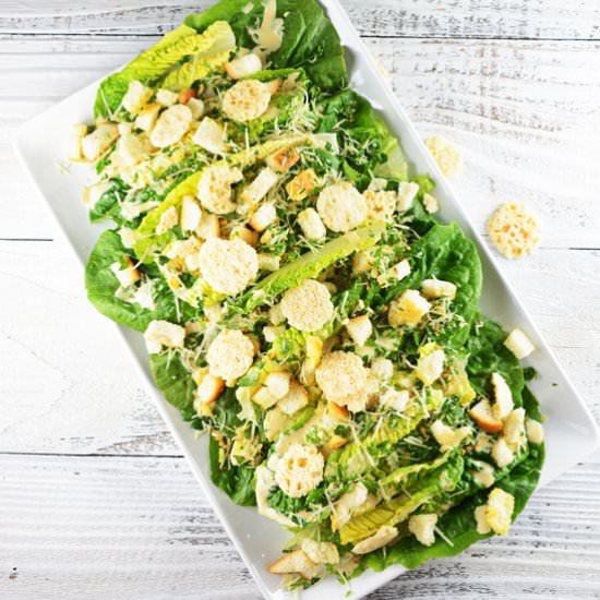 Caesar Salad with Anchovies