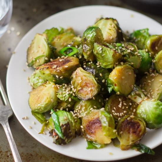 Sweet & Sour Brussels Sprouts