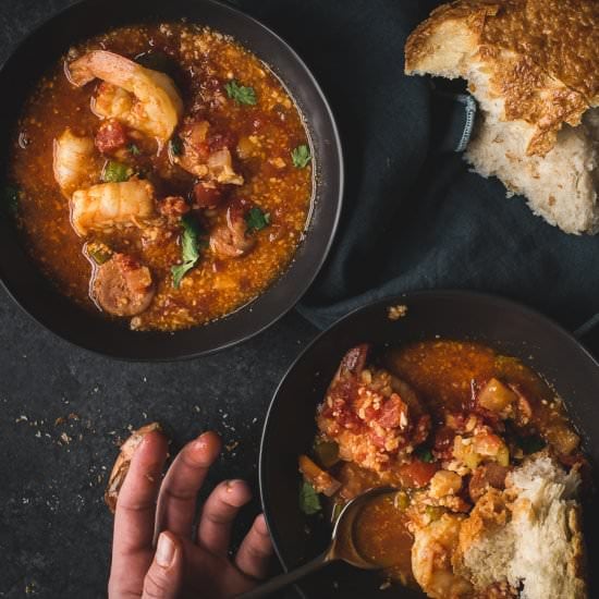 Kickin’ Jambalaya with Cauliflower