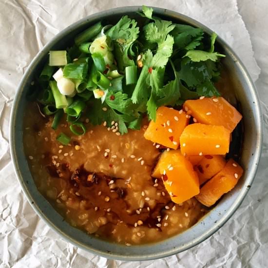 Butternut Squash Rice Porridge