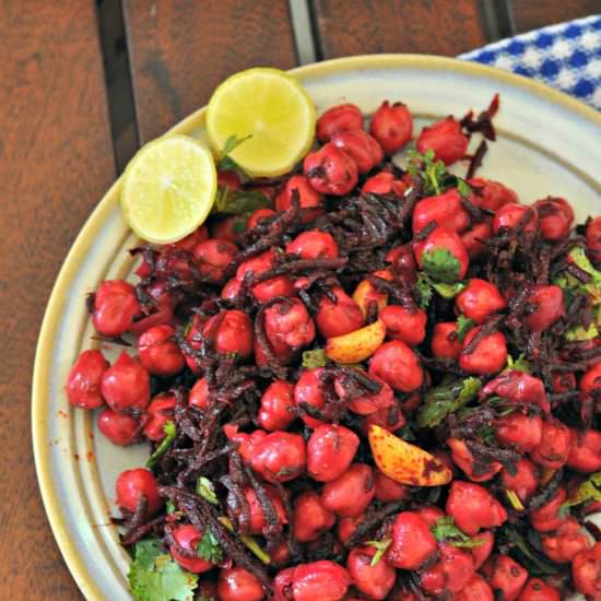 Beetroot & Chickpeas Salad