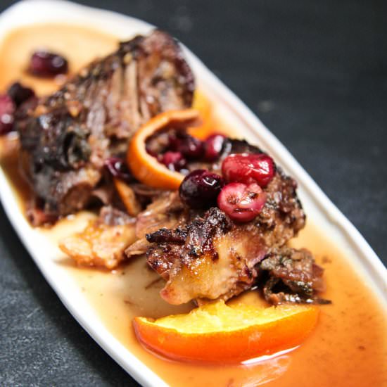 Orange and Cranberry Pork Roast