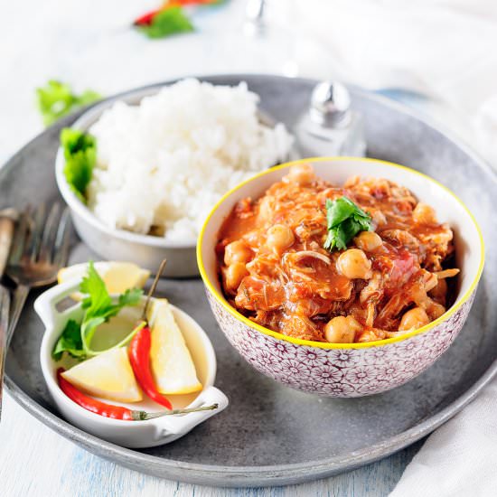 Chicken and Chickpea Stew
