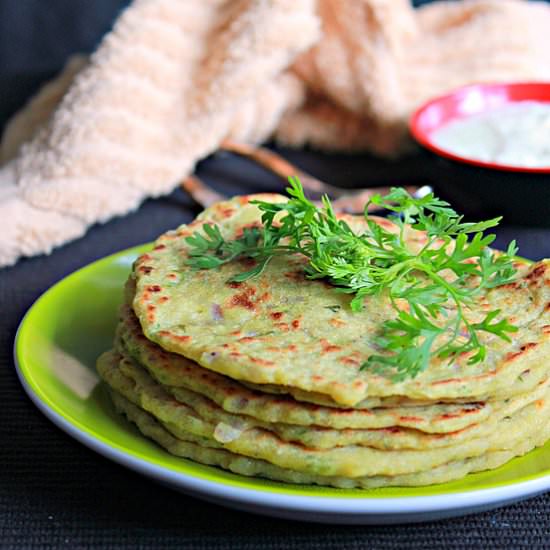 Millet & Potato Parathas
