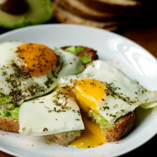 Simple Basted Eggs