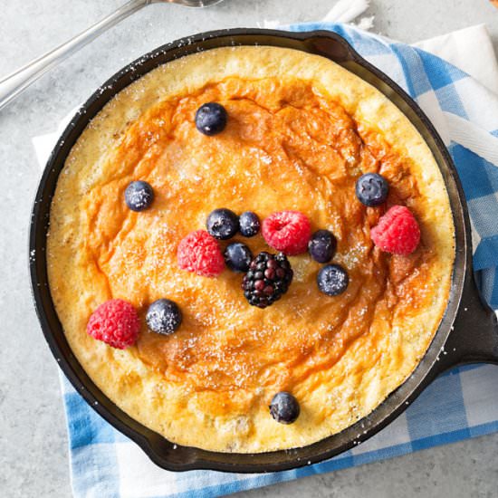 Mixed Berry Oatmeal Souffle