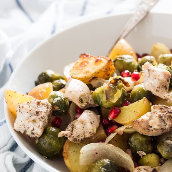 Chicken, Potato & Brussels Sprouts