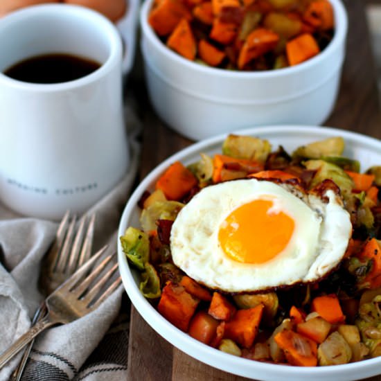 Breakfast Hash with Sweet Potato