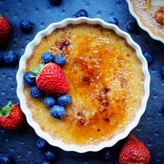 Toasted Milk & Cardamom Creme Brulee