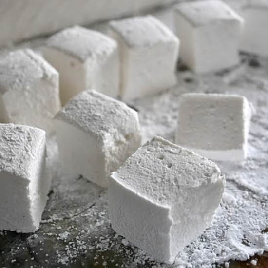 Homemade Vanilla Bean Marshmallows