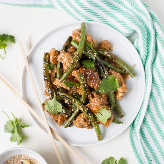 Turkey and Green Bean Stir-Fry