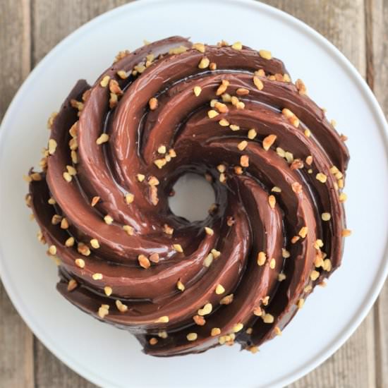 Chocolate Walnut Bundt Cake