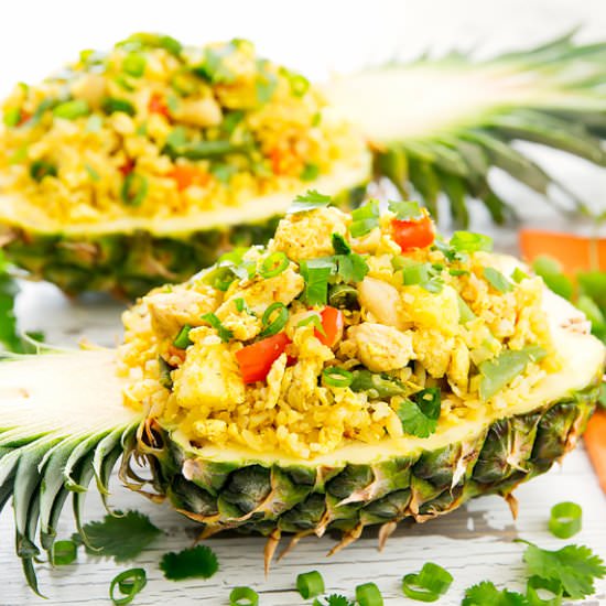 Pineapple Cauliflower Fried Rice