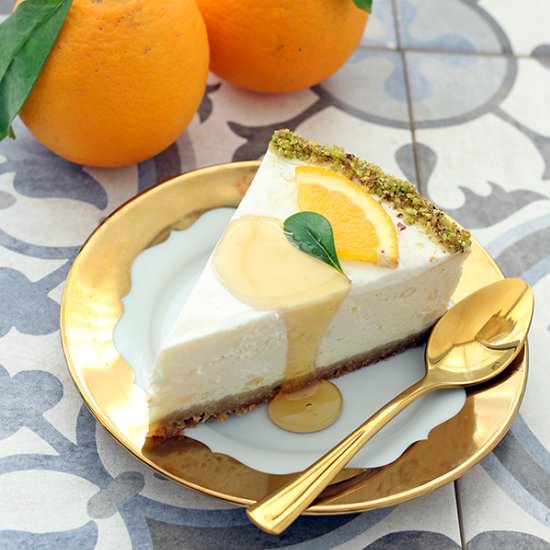 Greek yogurt cheesecake