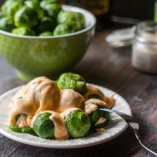 Low Carb Cheesy Brussels Sprouts