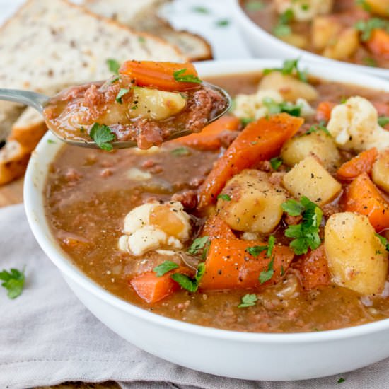 Corned Beef Hash Soup