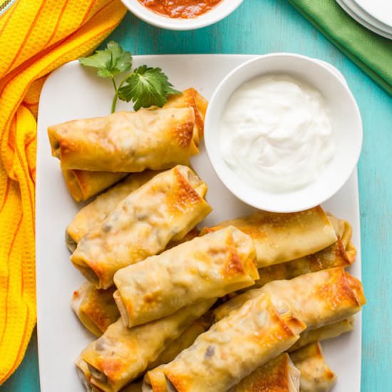 Baked Southwestern Egg Rolls
