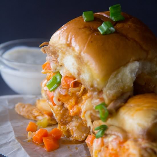 Party Buffalo Chicken Sliders