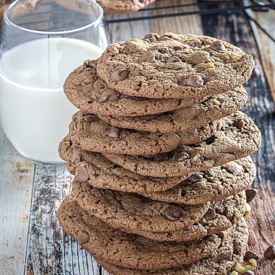 Nutella Chocolate Chip Cookies