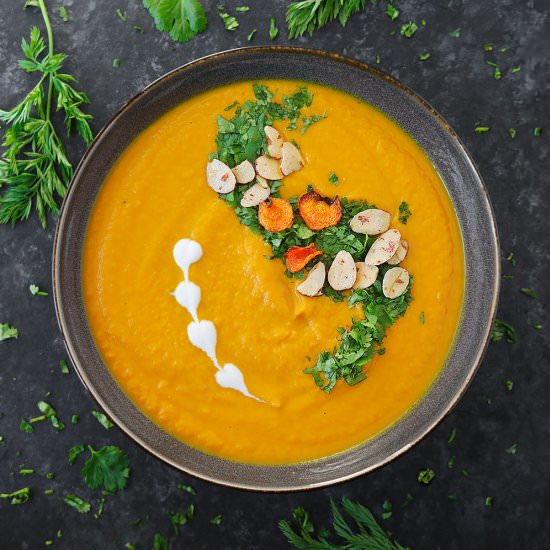 Carrot Turmeric Miso Soup