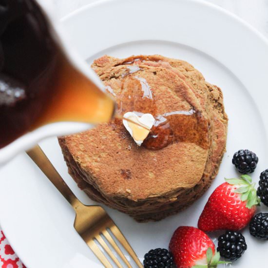 Sweet Potato Teff Pancakes