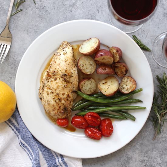 Sheet Pan Chicken With Vegetables
