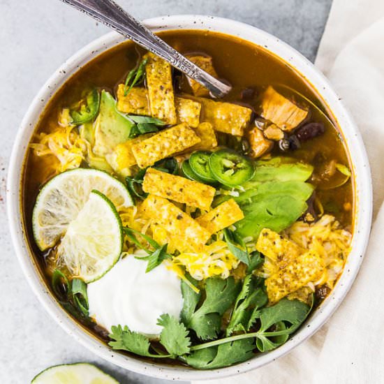Easy Chicken & Black Bean Soup