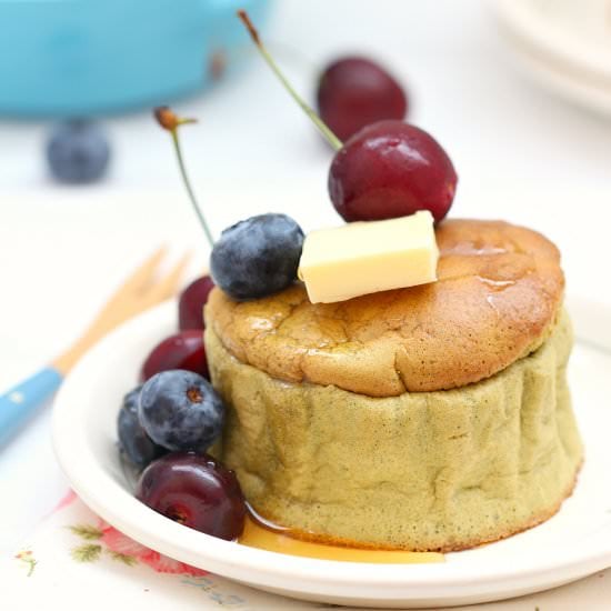 Matcha Soufflé Pancake