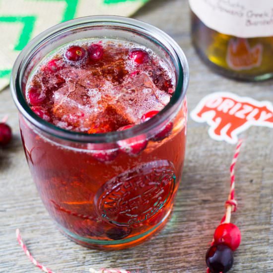 Roasted Cranberry Bourbon Crush