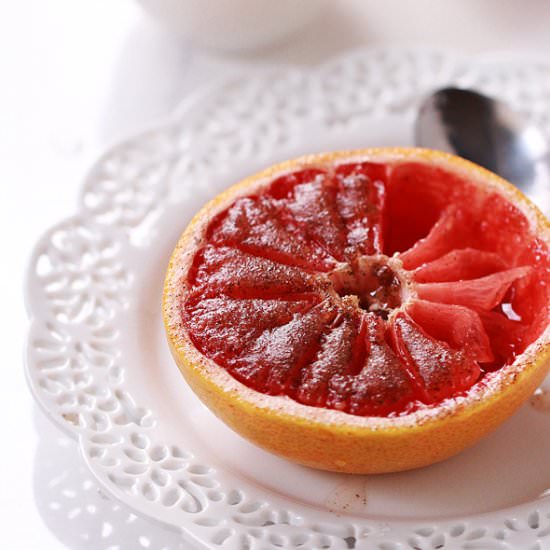 Cardamom Grapefruit Brulee