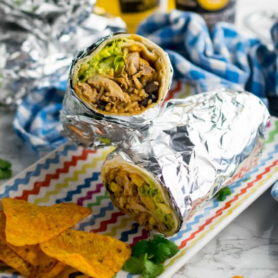 Chipotle Chicken for Burritos