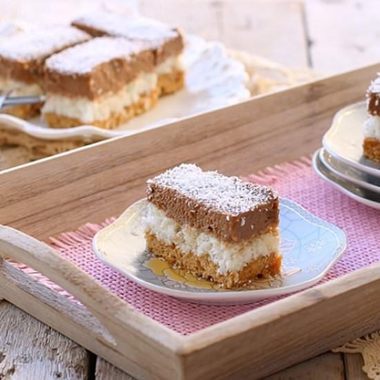 Chocolate And Coconut Slice
