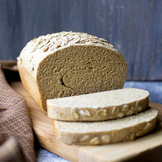 Wholewheat White Bean Bread