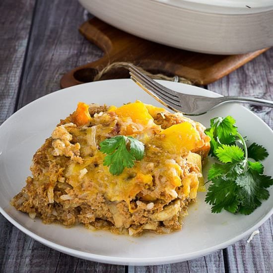 Cheesy Stuffed Pepper Casserole