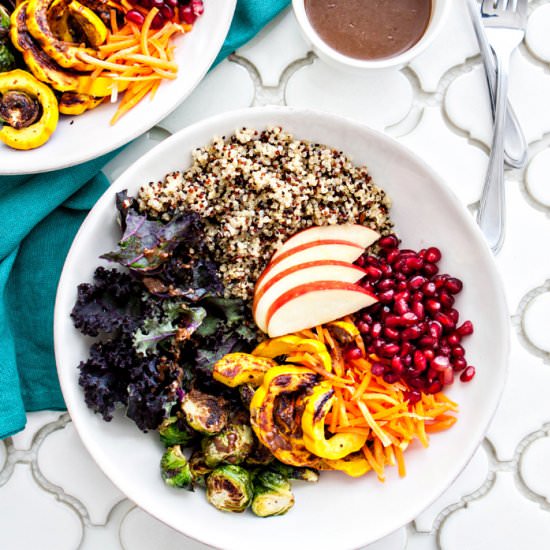Rainbow Winter Quinoa Bowls