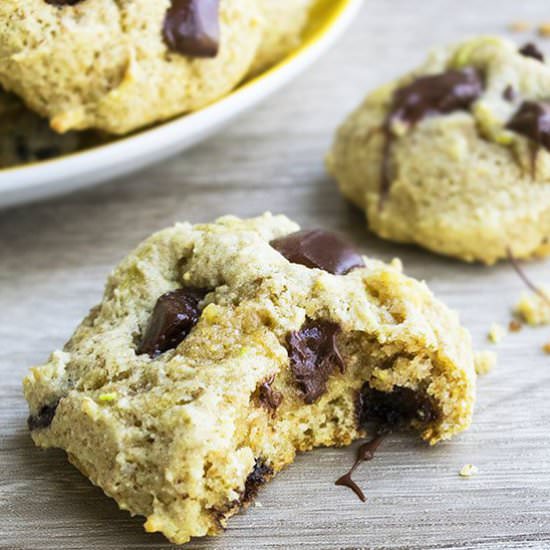 Avocado Chocolate Chip Cookies