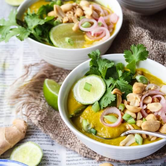 Vegan Thai Peanut Curry {Massaman}