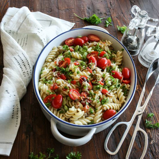 Lima Bean Pasta Salad