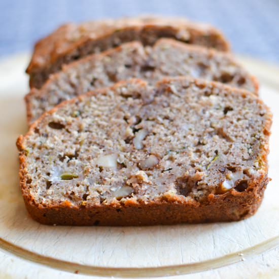 Spiced Zucchini Banana Bread