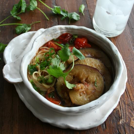 Nanban Eggplant Noodles