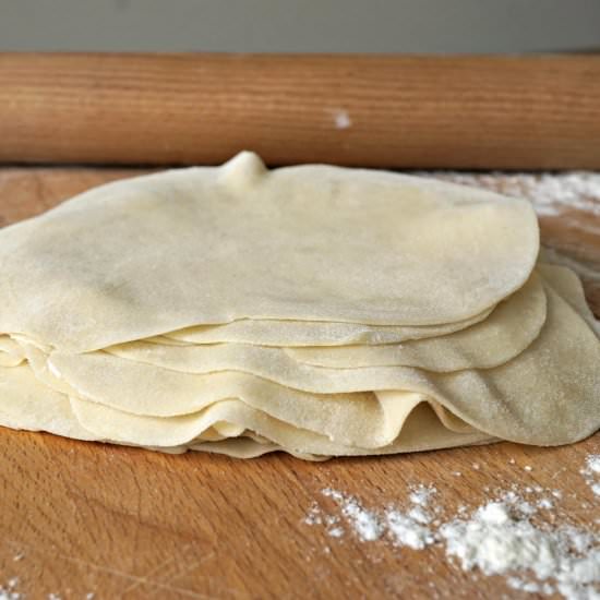 Handmade Wonton Wrappers