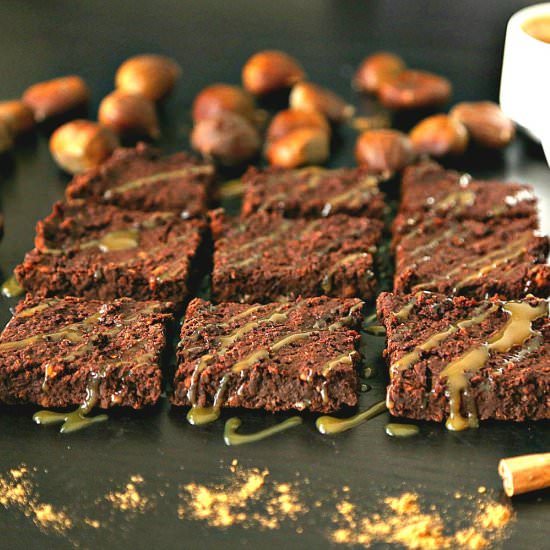 Decadent Tahini and Chestnut Brownie