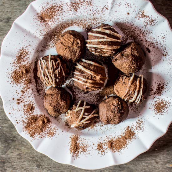 Double Chocolate Rum Balls