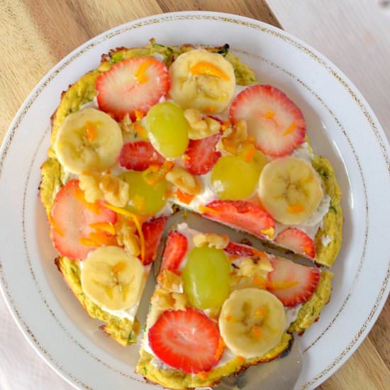 Zucchini Bread Breakfast Pizza