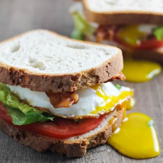 Low Fodmap BLT with Egg