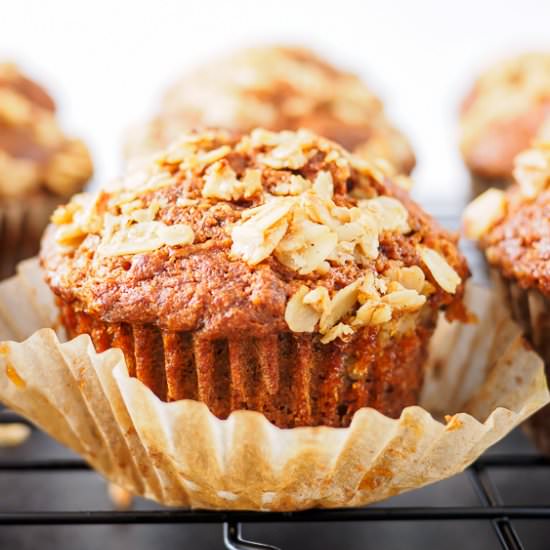 Whole Wheat Carrot Muffins