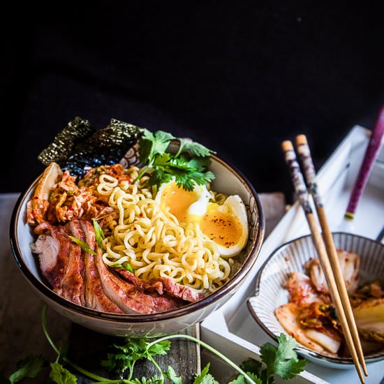 Easy Kimchi Ramen