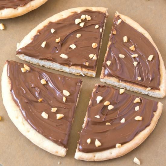 Low Carb Nutella Breakfast Pizza